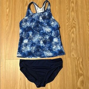 Lands' End Tankini Swim 2-piece Set, size 14